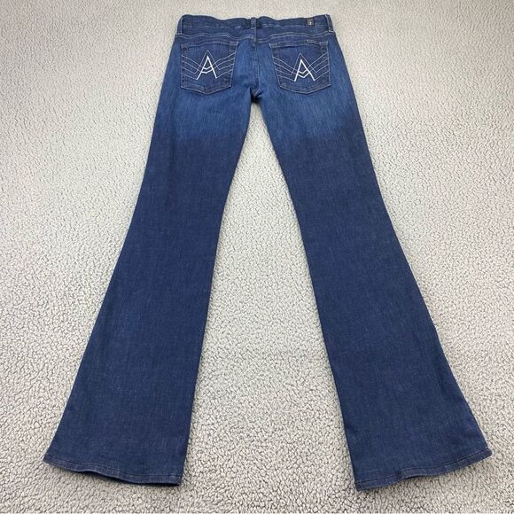 7 For All Mankind Women's 'A' Pocket Bootcut Stretch Jeans | Size: 28 - Picture 4 of 15